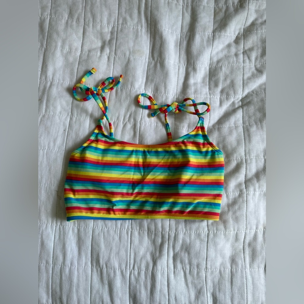 Rainbow Bikini Top